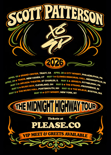Scott Patterson spring 2026 tour dates 