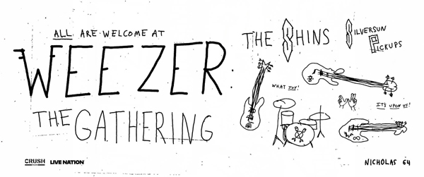 Weezer 2026 arena tour kicking off in September 2026