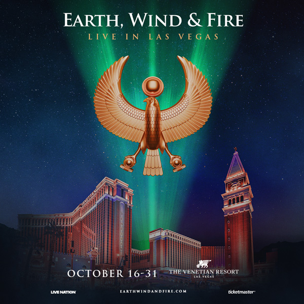 Earth Wind & Fire to perform at the Venetian Theatre in Las Vegas in October 2026