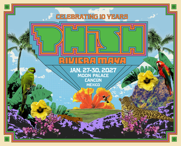 Phish announces RIVIERA MAYA January 2027 dates