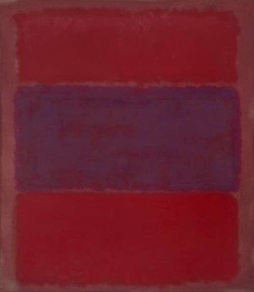 Mark Rothko, No. 301 (Reds and Violet over Red/Red and Blue over Red) [Red and Blue over Red], 1959. The Museum of Contemporary Art, Los Angeles, The Panza Collection. ©1998 Kate Rothko Prizel & Christopher Rothko / Artists Rights Society (ARS), New York. Photo by Brian Forrest.