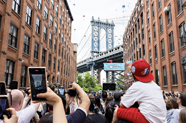 Thousands of toy elephants to parachute onto Dumbo’s iconic Washington Street