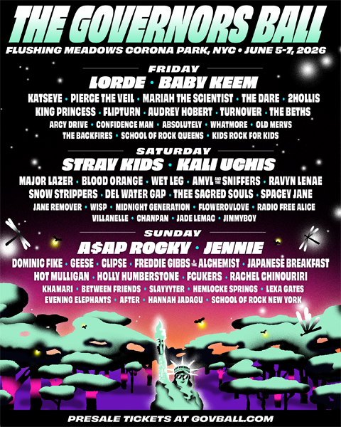 Gov Ball 2026 line up