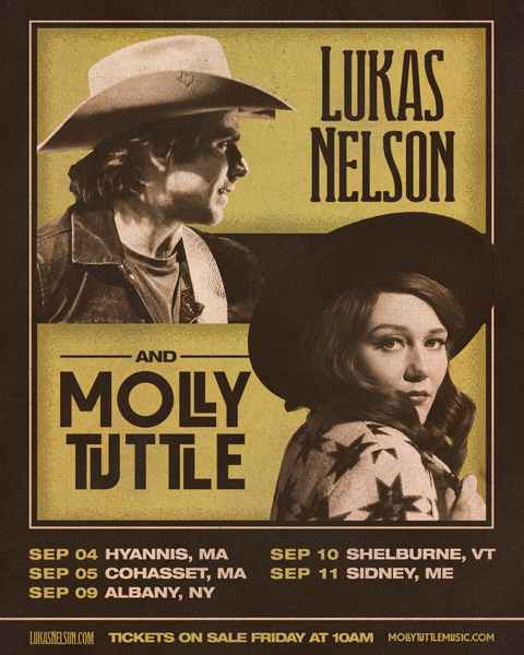 Lukas Nelson and Molly Tuttle fall tour 2026