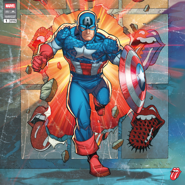 Rolling Stones and marvel Captain Planet vinyl variant 