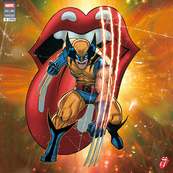 Rolling Stones and marvel Wolverine  vinyl variant 