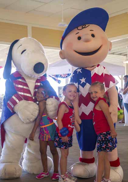 Peanuts gang at Dorney Park and Wild Water Kingdom in Allentown, PA