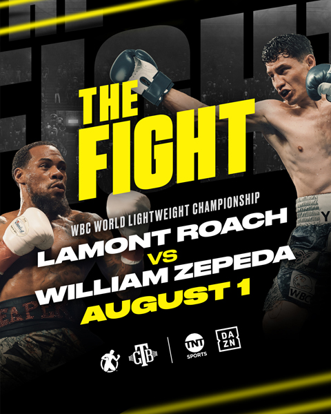 Lamont Roach Jr. and William Zepeda scheduled to fight for vacant WBC lightweight world championship
