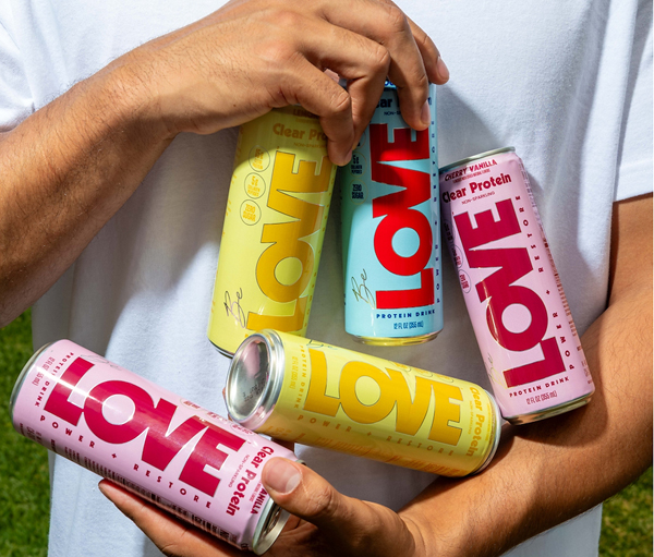Be LOVE launches clear protein drink line power plus restore
