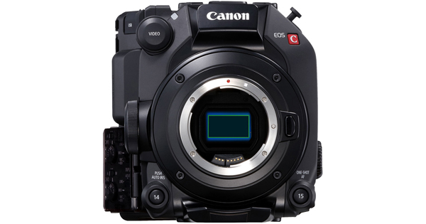 Canon EOS C300 Mark III Digital Cinema Camera features a Super 35mm Dual Gain Output sensor with up to 16 stops of high dynamic range capability for superior HDR recording and low noise. The EF lens mount offers compatibility not only with Canon's existing broad range of DSLR lenses but also with their line of EF-mount cinema prime, zooms, and even 2.0 and 1.33 anamorphic lenses. The mount is also interchangeable with a separately available PL mount by the end user.