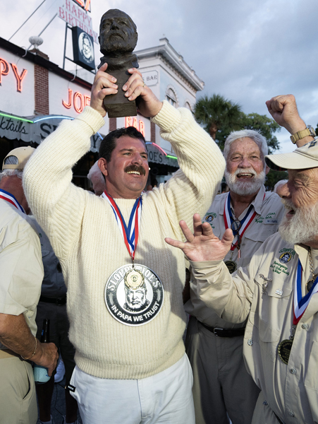 Chris Dutton wins Hemingway look-alike contest in Key West