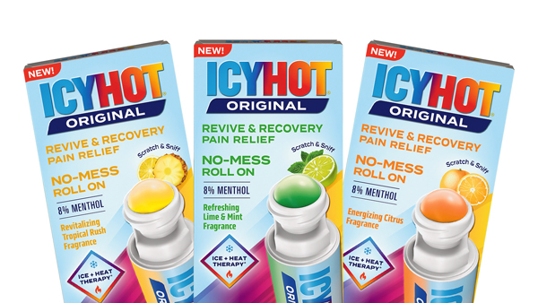 ICY Hot scratch and sniff roll on
