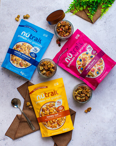 NuTrail launches national line of protein nut granola with no added sugar