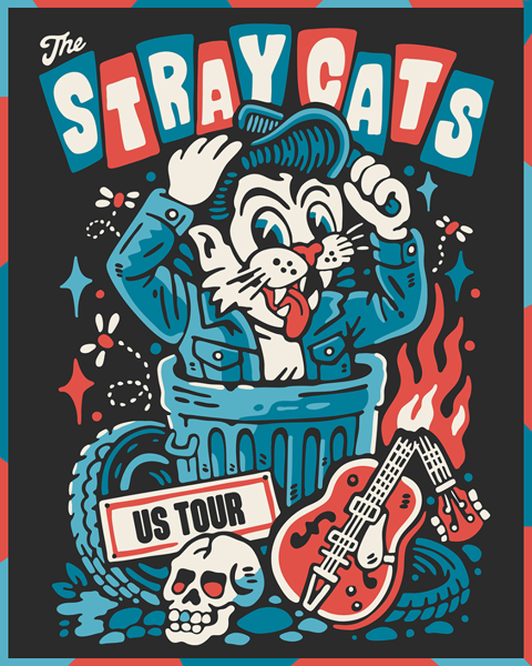 The Stray cats announce 2026 fall tour