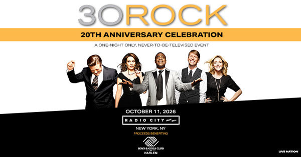 Cast of 30 Rock to reunite for 20th anniversary event at Radio City Music Hall