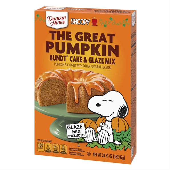 Great pumpkin charlie brown cake mix with Dunkin heins