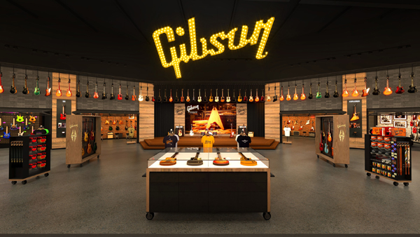 Gibson announces new retail and music destination on the Las Vegas Strip