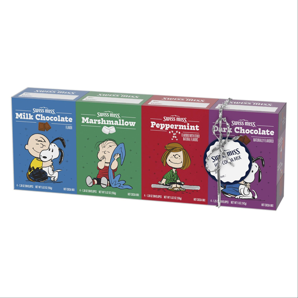 snoopy and peanuts hot chocolate with Swiss miss