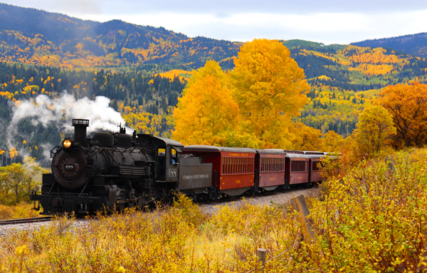Cumbres and Toltec Scenic Railroad offers fall foliage steam train tours