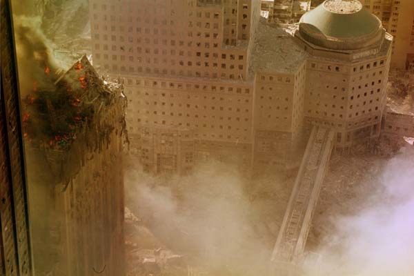 Ground Zero dusty aftermath photo by Dr. Emil Chynn