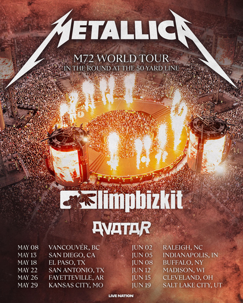 Metallica M72 tour