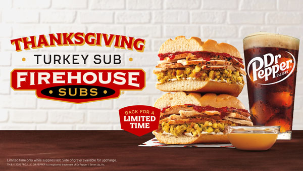 Thanksgiving sub at firehouse subs