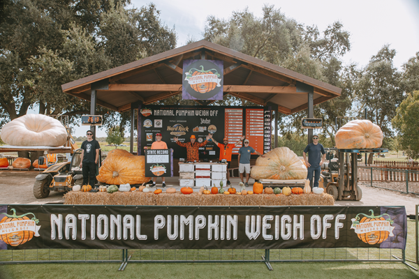 Oregon record shattered at California's National Pumpkin Weigh Off