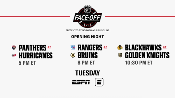 NHL opening night on ESPN