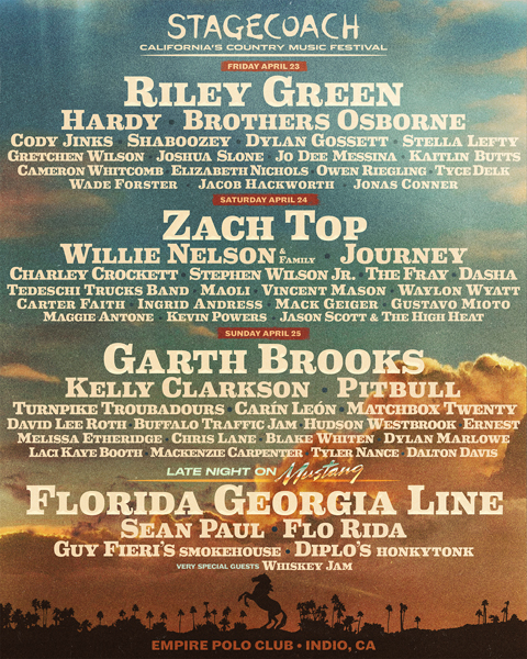 Stagecoach 2027 lineup