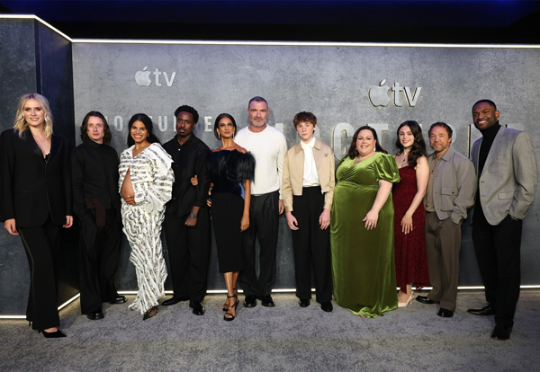 Anne Windsland, Rory Culkin, Zazie Beetz, Gary Carr, Poorna Jagannathan, Liev Schreiber, Landon Valentin, Chrissy Metz, Abigail Donaghy, Stephen Graham and Chris Blunt attend the world premiere of the upcoming Apple TV series “Nocturne” at the Regal Union Square on October 20, 2026 in New York City.