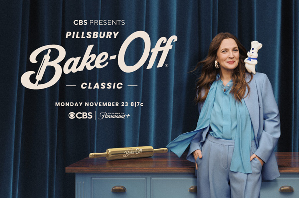 Drew Barrymore hosting the Bake off on CBS