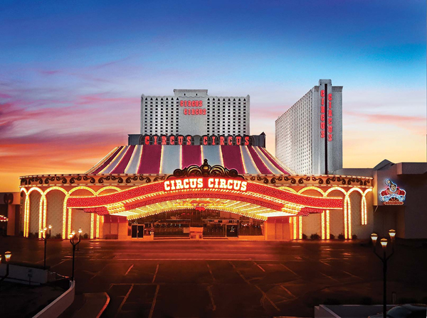 Circus Circus Las Vegas, located at 2880 S. Las Vegas Blvd., is a privately owned hotel and casino offering dining, shopping, entertainment and more than 101,000 square feet of gaming space. A longtime family favorite, the resort features nearly 4,000 affordable accommodations across its towers, suites, lodge and RV Park. Guests can enjoy family-friendly attractions, including The Adventuredome indoor theme park, live circus acts, classic Midway games and more.