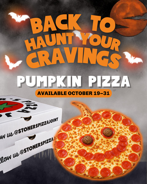 Stoner's pizza pumpkin pizza's