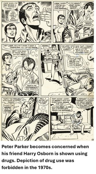 War on drugs spider man comic on auction